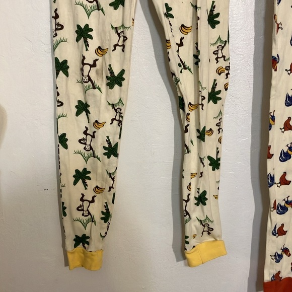 🌈 BOGO two pairs of Leveret 100% cotton bottoms monkeys and roosters 14 Years - Picture 6 of 10